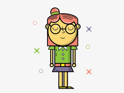 ppt素材 扁平化 卡通