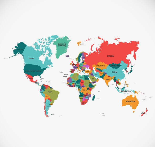 矢量世界地图