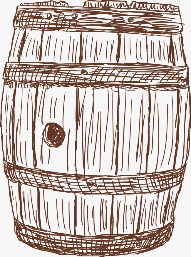 矢量复古火药桶