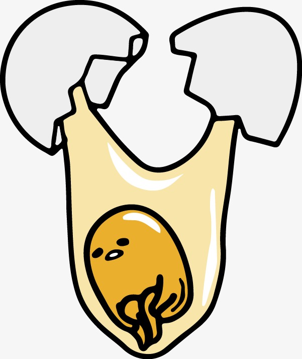 手绘感恩节破壳出生火鸡卡通形象