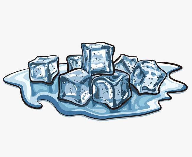 卡通冰块