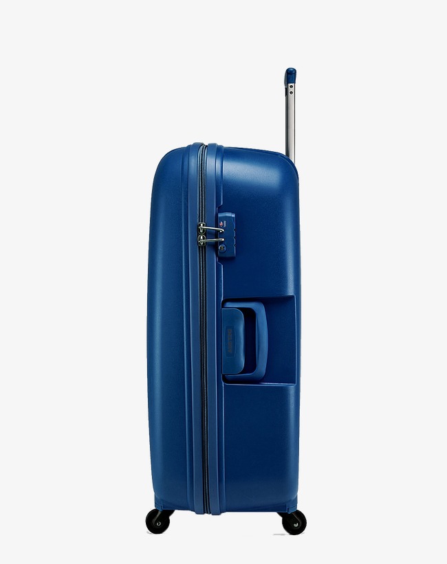 侧面法国delsey品牌行李箱