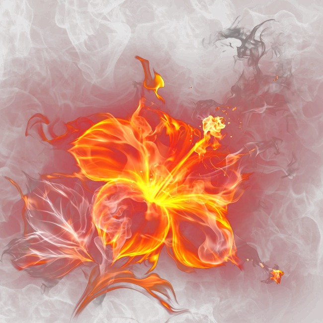 漂浮卡通电焊烟火火花装饰热量火光元素