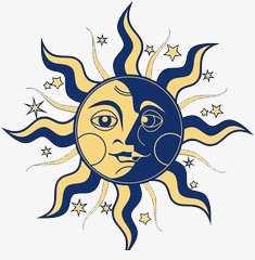 创意免扣透明渐变光效太阳光科技光元素【免抠元素png】-90设计网