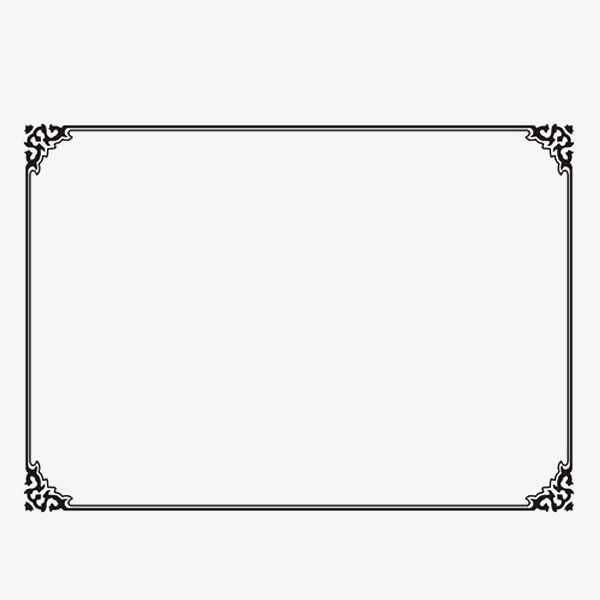 长方形边框