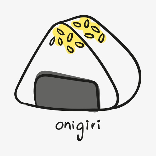 日系日本风和风红色太阳寿司饭团背景图