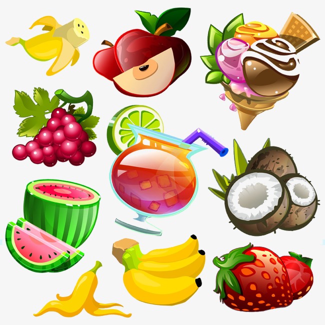 美味卡通水果