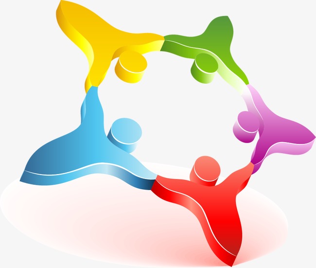 抽象彩色图标圆形图案