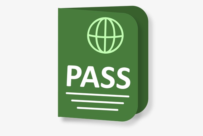 矢量通行证绿色