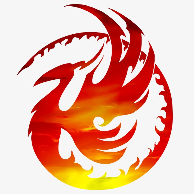 凤凰形状png素材-90设计