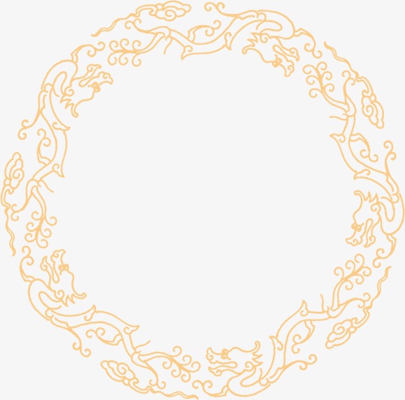 古典背景_古典花纹边框png素材-90设计