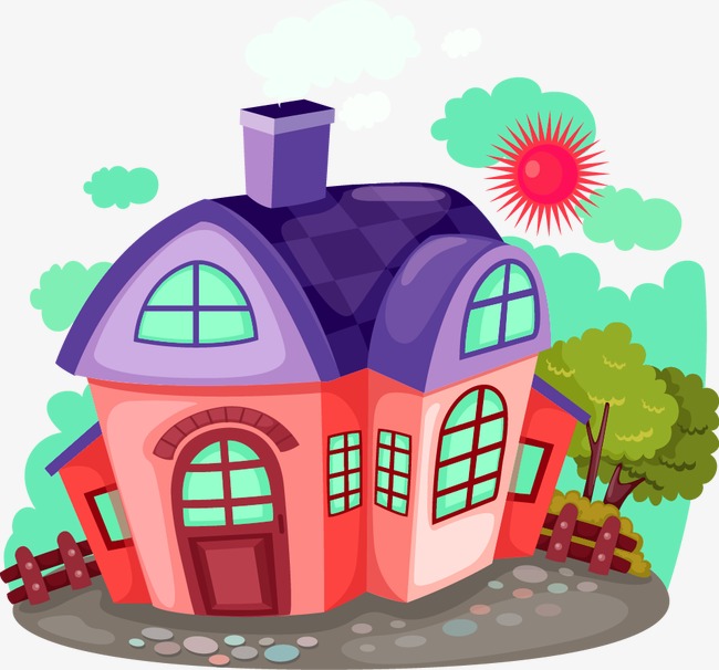 卡通房子_房子png素材-90设计