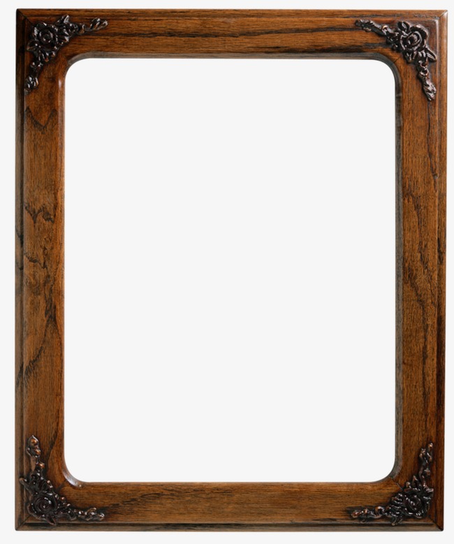 棕色木框png素材-90设计