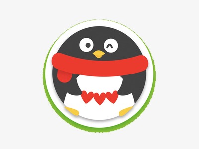 扁平化q版qq图标