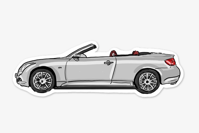 汽车海报背景_手绘汽车png素材-90设计