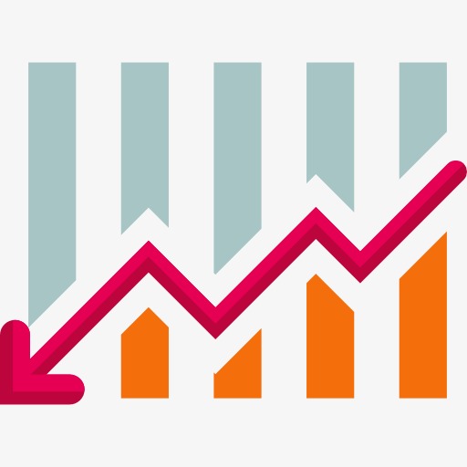 上升下降标识手绘卡通箭头免扣素材