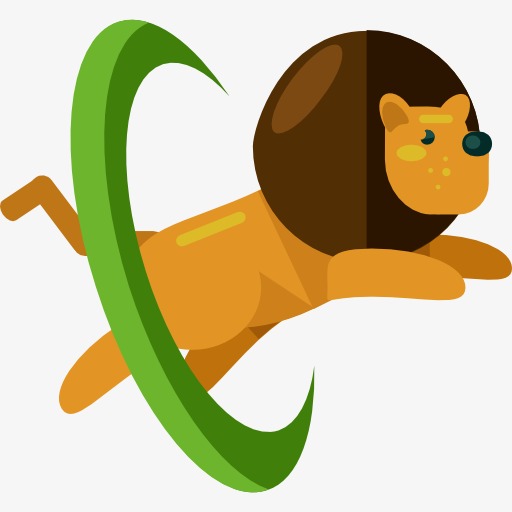 纯手绘元宵节喜庆春节过年跳扇子舞秧歌的女孩