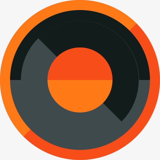 黑色的音量旋钮png素材-90设计