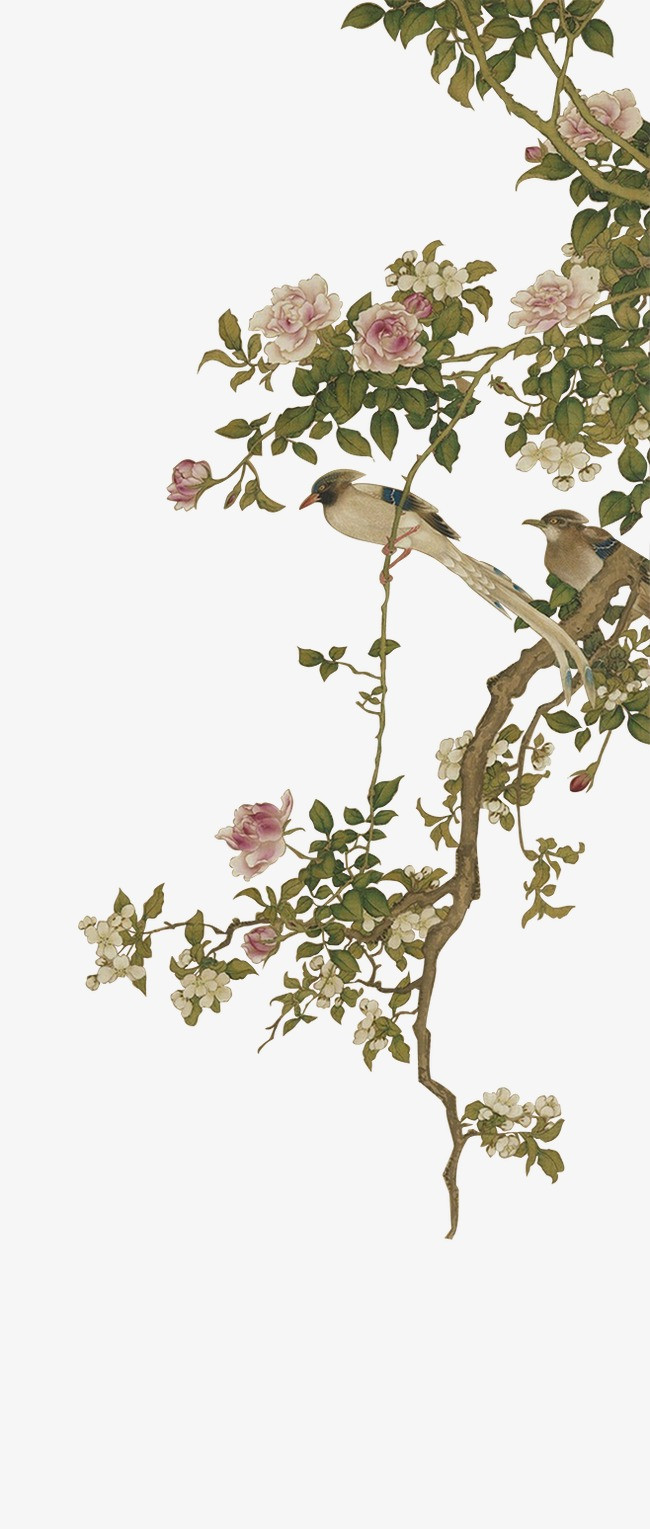 原创手绘立夏仿工笔荷花中国风国潮古典插画