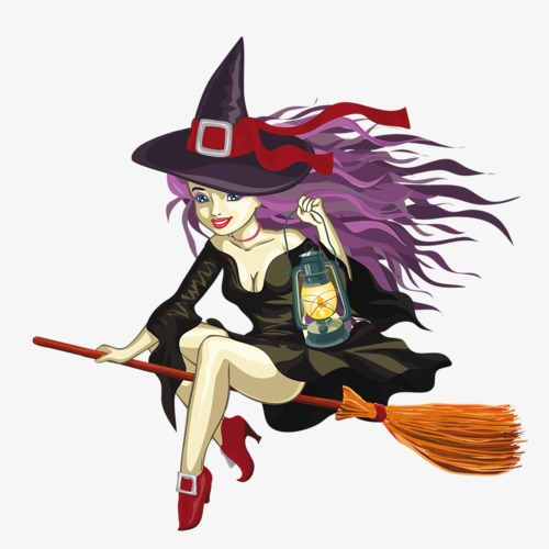 万圣节魔女_魔女png素材-90设计