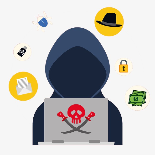 手绘高大上的科技代码黑客现代化