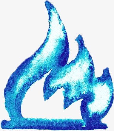 水彩火焰
