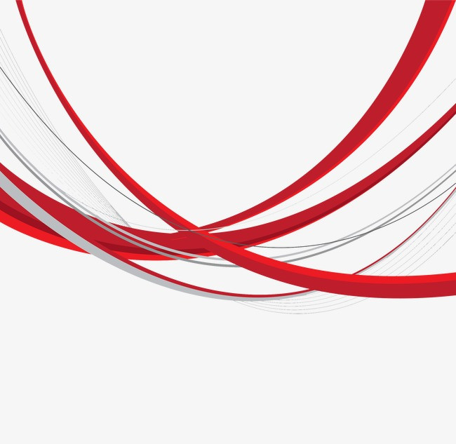 红色线条中国结喜庆矢量扁平化装饰边框背景纹理