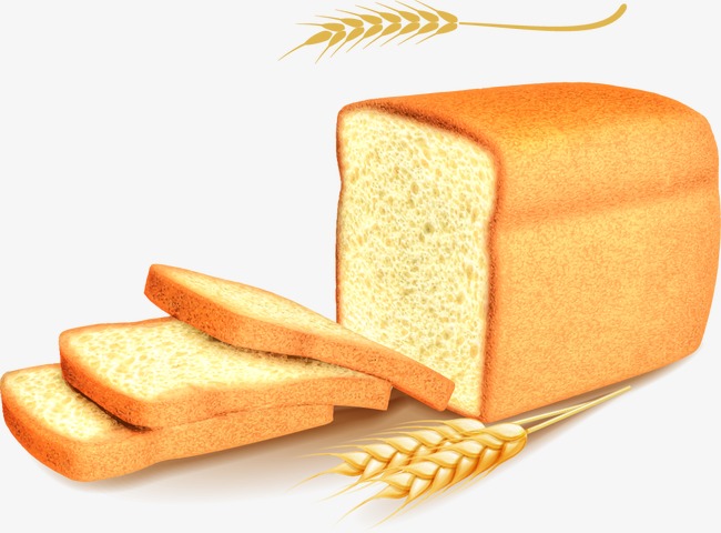 面包手绘_面包png素材-90设计