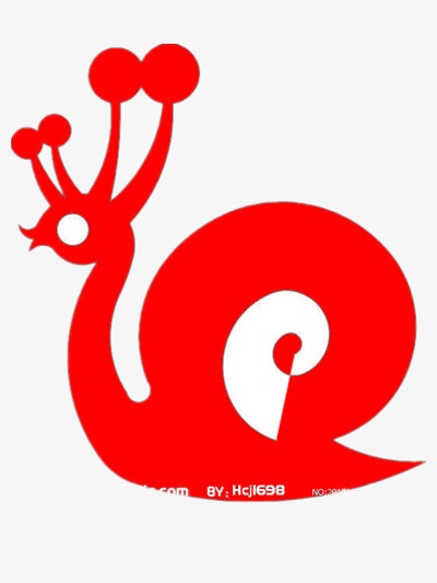 红色可爱蜗牛