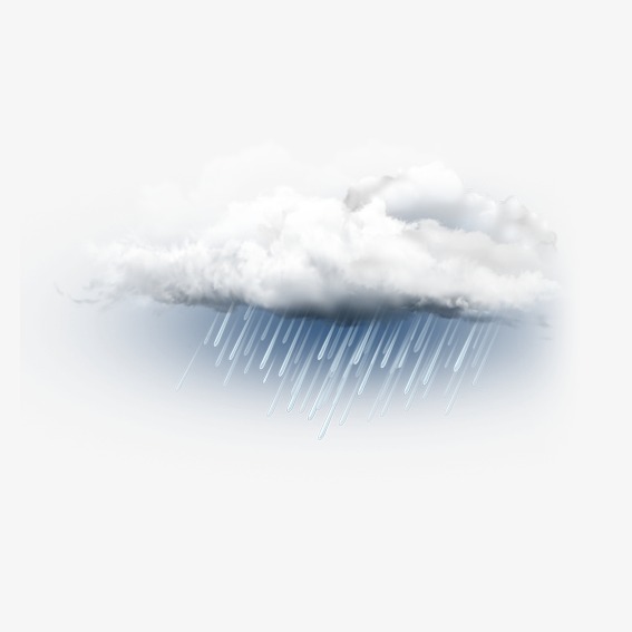 下雨的云