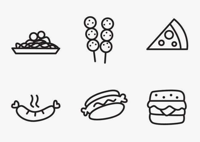 快捷的快餐和水果