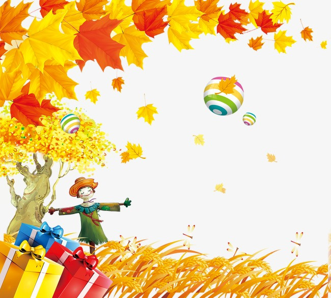 卡通秋天素材
