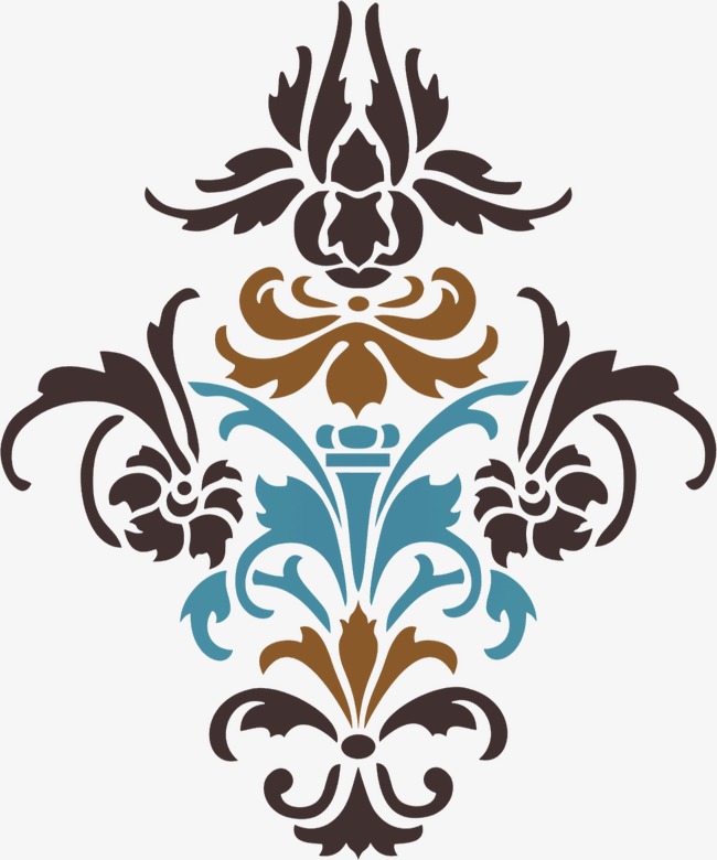 漂亮花纹png素材-90设计