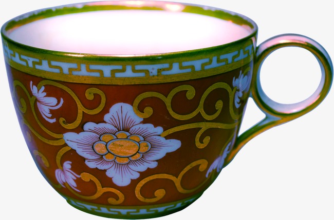 花纹杯子