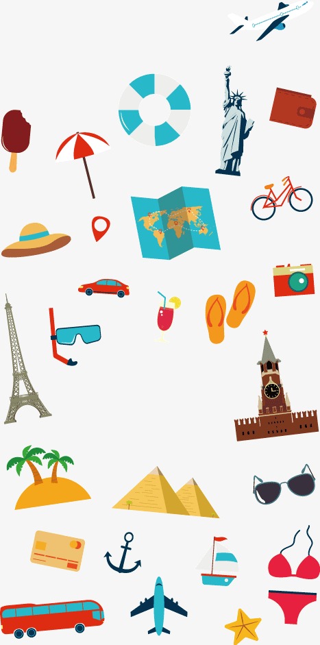 矢量旅行素材