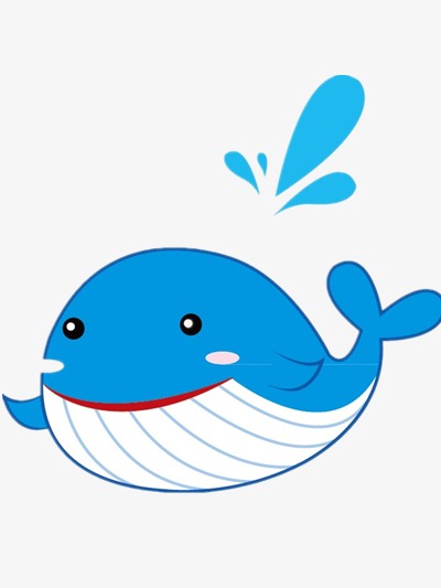 蓝色小鱼矢量图