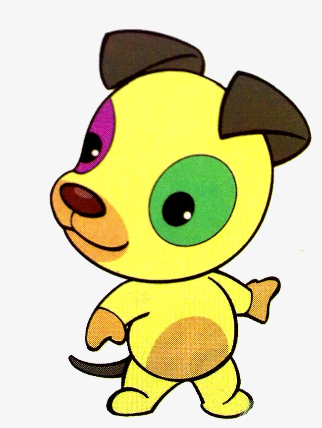 卡通背景_卡通小狗png素材-90设计