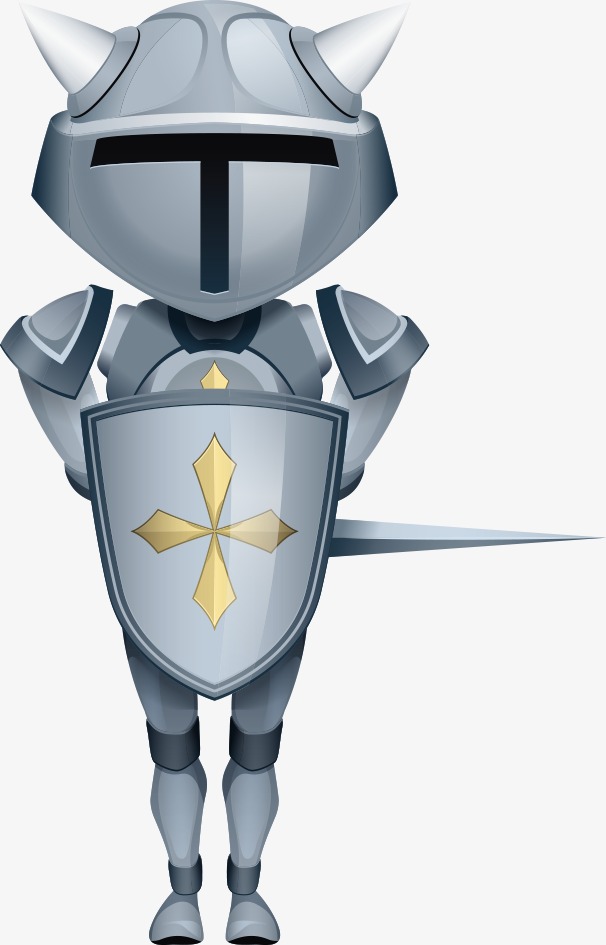 矢量卡通骑士【高清装饰元素png素材】-90设计