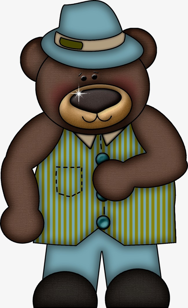 卡通熊背景_熊png素材-90设计