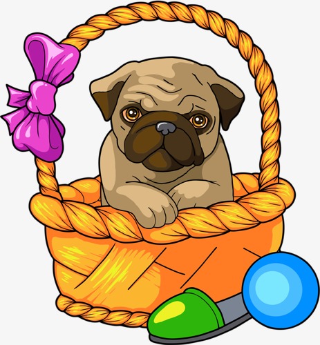 卡通背景_卡通狗png素材-90设计