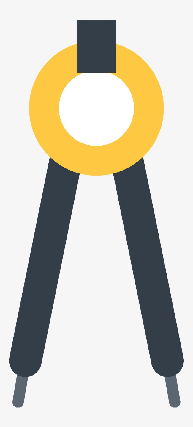 卡通圆规png素材-90设计