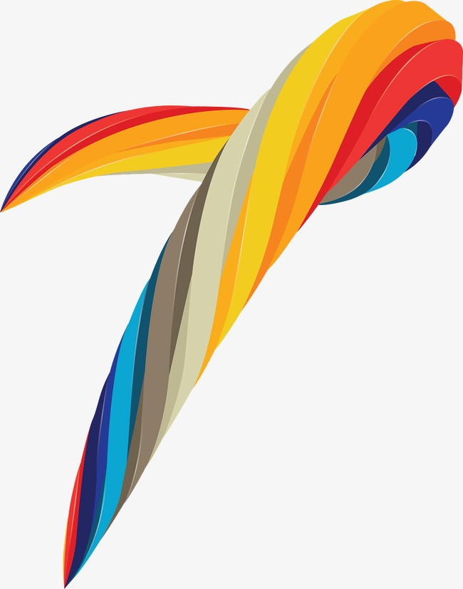 彩虹数字【高清艺术字体png素材】-90设计