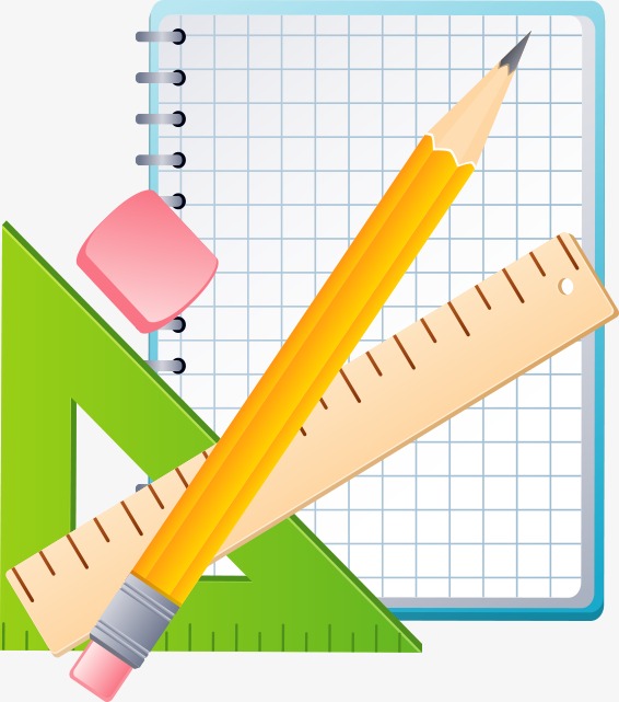 矢量黄色格尺二