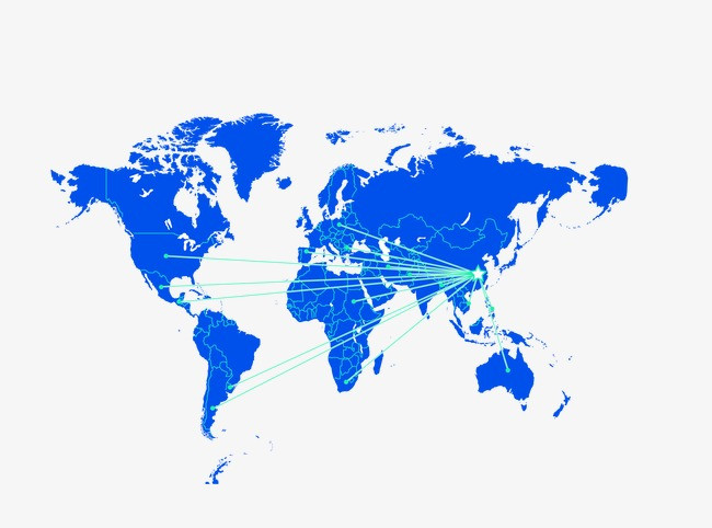 商务地图装饰图案
