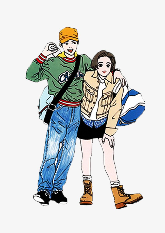 卡通背景_卡通绘画png素材-90设计