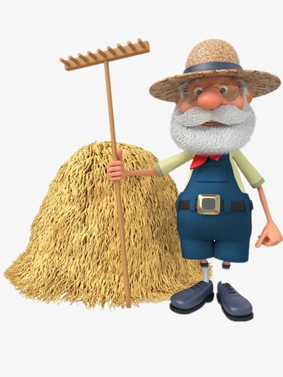 农民卡通_农民png素材-90设计