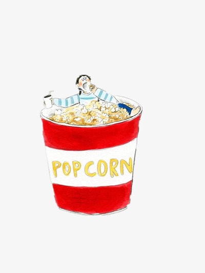 爆米花卡通手绘