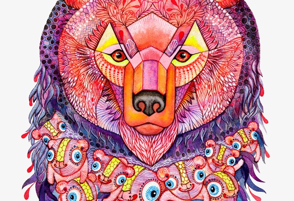 创意狮子插画设计