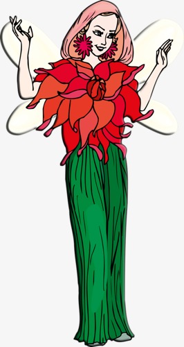 红精灵png素材-90设计