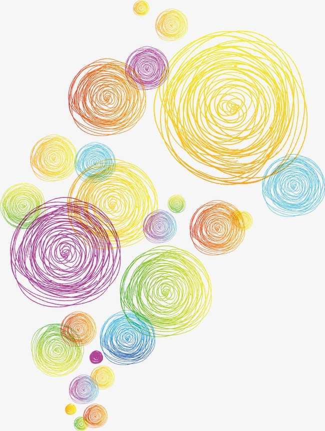 国风线圈地标建筑透明矢量素材